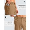 imageG Gradual Mens Casual Shorts 9quot Lightweight Golf Shorts for Men Stretch with 3 Pockets Quick Dry Breathable Work ShortsDark Khaki