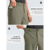 imageG Gradual Mens Casual Shorts 9quot Lightweight Golf Shorts for Men Stretch with 3 Pockets Quick Dry Breathable Work ShortsGrey Sage