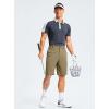 imageG Gradual Mens Casual Shorts 9quot Lightweight Golf Shorts for Men Stretch with 3 Pockets Quick Dry Breathable Work ShortsMedium Khaki