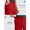 imageG Gradual Mens Casual Shorts 9quot Lightweight Golf Shorts for Men Stretch with 3 Pockets Quick Dry Breathable Work ShortsRed