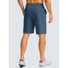 imageG Gradual Mens Casual Shorts 9quot Lightweight Golf Shorts for Men Stretch with 3 Pockets Quick Dry Breathable Work ShortsTibetan Blue