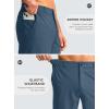 imageG Gradual Mens Casual Shorts 9quot Lightweight Golf Shorts for Men Stretch with 3 Pockets Quick Dry Breathable Work ShortsTibetan Blue