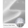 imageG Gradual Mens Long Basketball Shorts with Zipper Pocket 11 Quick Dry Gym Shorts Lightweight Mesh Athletic Shorts for MenLight Grey