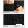 imageG Gradual Running Shorts for Men 3 Inch Lighweight Quick Dry Workout Gym Athletic Jogging Shorts with Inner Key PocketBlack