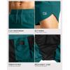 imageG Gradual Running Shorts for Men 3 Inch Lighweight Quick Dry Workout Gym Athletic Jogging Shorts with Inner Key PocketBorealis Green