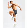 imageG Gradual Running Shorts for Men 3 Inch Lighweight Quick Dry Workout Gym Athletic Jogging Shorts with Inner Key PocketDark Grey