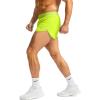 imageG Gradual Running Shorts for Men 3 Inch Lighweight Quick Dry Workout Gym Athletic Jogging Shorts with Inner Key PocketFluorescent Green