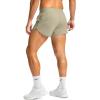 imageG Gradual Running Shorts for Men 3 Inch Lighweight Quick Dry Workout Gym Athletic Jogging Shorts with Inner Key PocketLight Khaki