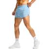 imageG Gradual Running Shorts for Men 3 Inch Lighweight Quick Dry Workout Gym Athletic Jogging Shorts with Inner Key PocketNew Light Blue