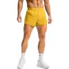 imageG Gradual Running Shorts for Men 3 Inch Lighweight Quick Dry Workout Gym Athletic Jogging Shorts with Inner Key PocketYellow