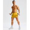 imageG Gradual Running Shorts for Men 3 Inch Lighweight Quick Dry Workout Gym Athletic Jogging Shorts with Inner Key PocketYellow