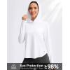 imageG Gradual Womens UPF 50 Sun Shirt with Hoodie Long Sleeve UV Protection Shirts Lightweight Hiking Fishing Shirts for WomenAwhite