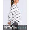 imageG Gradual Womens UPF 50 Sun Shirt with Hoodie Long Sleeve UV Protection Shirts Lightweight Hiking Fishing Shirts for WomenBlack Dot
