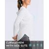 imageG Gradual Womens UPF 50 Sun Shirt with Hoodie Long Sleeve UV Protection Shirts Lightweight Hiking Fishing Shirts for WomenBlack Stripe