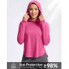 imageG Gradual Womens UPF 50 Sun Shirt with Hoodie Long Sleeve UV Protection Shirts Lightweight Hiking Fishing Shirts for WomenGranita Pink
