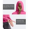 imageG Gradual Womens UPF 50 Sun Shirt with Hoodie Long Sleeve UV Protection Shirts Lightweight Hiking Fishing Shirts for WomenGranita Pink