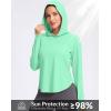 imageG Gradual Womens UPF 50 Sun Shirt with Hoodie Long Sleeve UV Protection Shirts Lightweight Hiking Fishing Shirts for WomenGreen