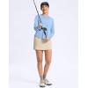 imageG Gradual Womens UPF 50 Sun Shirt with Hoodie Long Sleeve UV Protection Shirts Lightweight Hiking Fishing Shirts for WomenHaze Blue