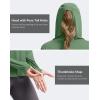imageG Gradual Womens UPF 50 Sun Shirt with Hoodie Long Sleeve UV Protection Shirts Lightweight Hiking Fishing Shirts for WomenOarmy Green