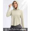 imageG Gradual Womens UPF 50 Sun Shirt with Hoodie Long Sleeve UV Protection Shirts Lightweight Hiking Fishing Shirts for WomenOatmeal