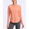 imageG Gradual Womens UPF 50 Sun Shirt with Hoodie Long Sleeve UV Protection Shirts Lightweight Hiking Fishing Shirts for WomenOrange