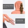 imageG Gradual Womens UPF 50 Sun Shirt with Hoodie Long Sleeve UV Protection Shirts Lightweight Hiking Fishing Shirts for WomenOrange