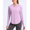 imageG Gradual Womens UPF 50 Sun Shirt with Hoodie Long Sleeve UV Protection Shirts Lightweight Hiking Fishing Shirts for WomenPurple
