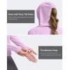 imageG Gradual Womens UPF 50 Sun Shirt with Hoodie Long Sleeve UV Protection Shirts Lightweight Hiking Fishing Shirts for WomenPurple