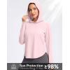 imageG Gradual Womens UPF 50 Sun Shirt with Hoodie Long Sleeve UV Protection Shirts Lightweight Hiking Fishing Shirts for WomenSeashell Pink