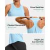 imageG Gradual Womens Workout Tank Tops Racerback Athletic Yoga Tops Loose Fit Sleeveless Running Gym Sports Shirts for WomenBlue Linen
