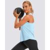 imageG Gradual Womens Workout Tank Tops Racerback Athletic Yoga Tops Loose Fit Sleeveless Running Gym Sports Shirts for WomenBlue Linen
