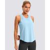 imageG Gradual Womens Workout Tank Tops Racerback Athletic Yoga Tops Loose Fit Sleeveless Running Gym Sports Shirts for WomenBlue Linen