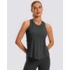 imageG Gradual Womens Workout Tank Tops Racerback Athletic Yoga Tops Loose Fit Sleeveless Running Gym Sports Shirts for WomenCharcoal