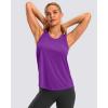 imageG Gradual Womens Workout Tank Tops Racerback Athletic Yoga Tops Loose Fit Sleeveless Running Gym Sports Shirts for WomenDark Purple