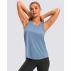 imageG Gradual Womens Workout Tank Tops Racerback Athletic Yoga Tops Loose Fit Sleeveless Running Gym Sports Shirts for WomenDusty Blue