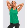 imageG Gradual Womens Workout Tank Tops Racerback Athletic Yoga Tops Loose Fit Sleeveless Running Gym Sports Shirts for WomenGreen