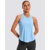 imageG Gradual Womens Workout Tank Tops Racerback Athletic Yoga Tops Loose Fit Sleeveless Running Gym Sports Shirts for WomenHaze Blue