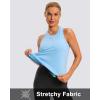 imageG Gradual Womens Workout Tank Tops Racerback Athletic Yoga Tops Loose Fit Sleeveless Running Gym Sports Shirts for WomenHaze Blue