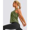 imageG Gradual Womens Workout Tank Tops Racerback Athletic Yoga Tops Loose Fit Sleeveless Running Gym Sports Shirts for WomenOlive