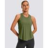 imageG Gradual Womens Workout Tank Tops Racerback Athletic Yoga Tops Loose Fit Sleeveless Running Gym Sports Shirts for WomenOlive
