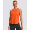 imageG Gradual Womens Workout Tank Tops Racerback Athletic Yoga Tops Loose Fit Sleeveless Running Gym Sports Shirts for WomenOrange