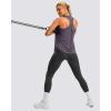 imageG Gradual Womens Workout Tank Tops Racerback Athletic Yoga Tops Loose Fit Sleeveless Running Gym Sports Shirts for WomenPurple Grey