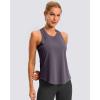 imageG Gradual Womens Workout Tank Tops Racerback Athletic Yoga Tops Loose Fit Sleeveless Running Gym Sports Shirts for WomenPurple Grey