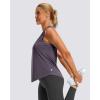 imageG Gradual Womens Workout Tank Tops Racerback Athletic Yoga Tops Loose Fit Sleeveless Running Gym Sports Shirts for WomenPurple Grey