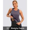 imageG Gradual Womens Workout Tank Tops Racerback Athletic Yoga Tops Loose Fit Sleeveless Running Gym Sports Shirts for WomenPurple Grey