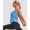 imageG Gradual Womens Workout Tank Tops Racerback Athletic Yoga Tops Loose Fit Sleeveless Running Gym Sports Shirts for WomenSky Blue Heather