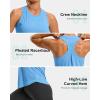 imageG Gradual Womens Workout Tank Tops Racerback Athletic Yoga Tops Loose Fit Sleeveless Running Gym Sports Shirts for WomenSky Blue Heather