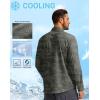 imageMens Sun Protection Fishing Shirt with Zipper Pockets Long Sleeve UPF 50 UV Cooling Shirts for Men Hiking TravelGreen Camo