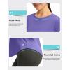 imageWomens UPF 50 Sun Shirt Long Sleeve UV Shirts Rash Guard Lightweight Quick Dry Workout Hiking Tops for WomenVintage Purple