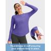 imageWomens UPF 50 Sun Shirt Long Sleeve UV Shirts Rash Guard Lightweight Quick Dry Workout Hiking Tops for WomenVintage Purple